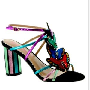 Betsey Johnson Mannyy Butterfly Heels size 6 Sold Out Must Have